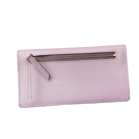 New 14th & Union Heather Pink Checkbook Card Wallet - Picture 3 of 4